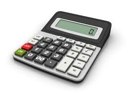 A stock image of a calculator