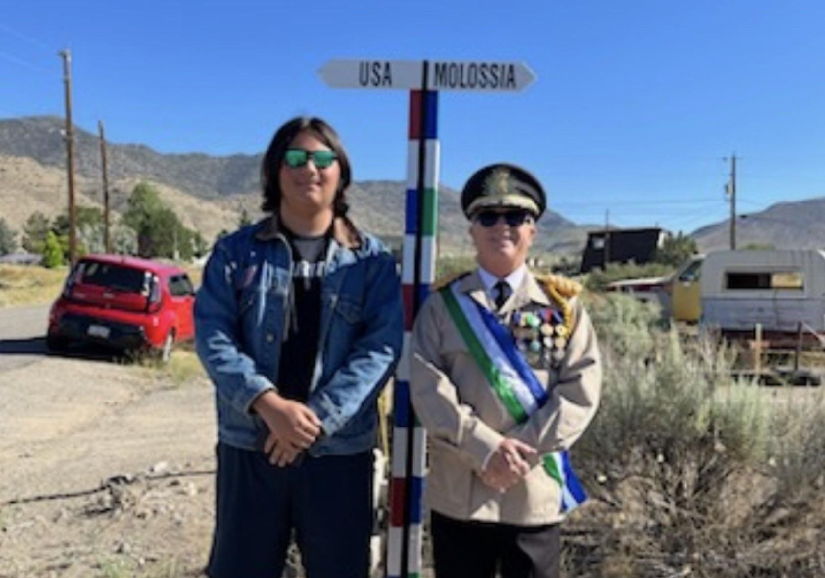 A picture of the border of Molossia